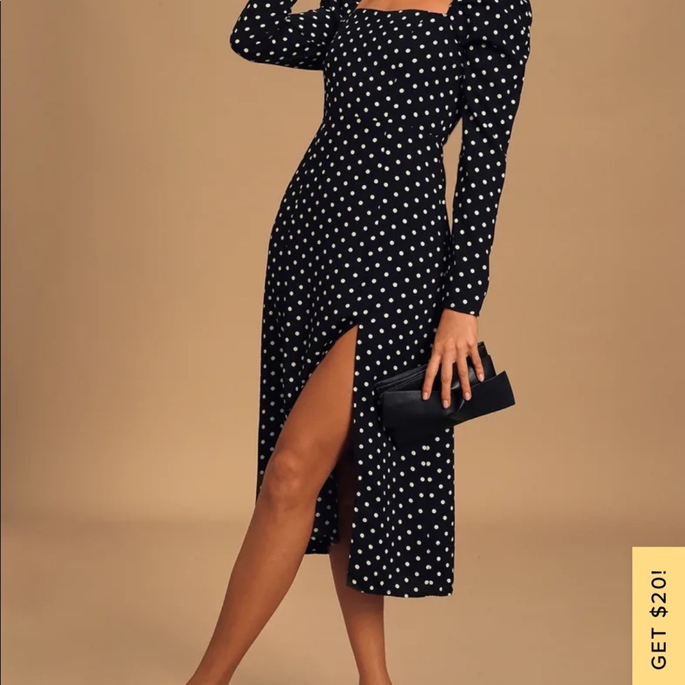 Lulus Polka dot dress